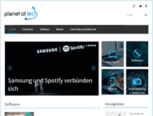 Tablet Screenshot of planetoftech.de
